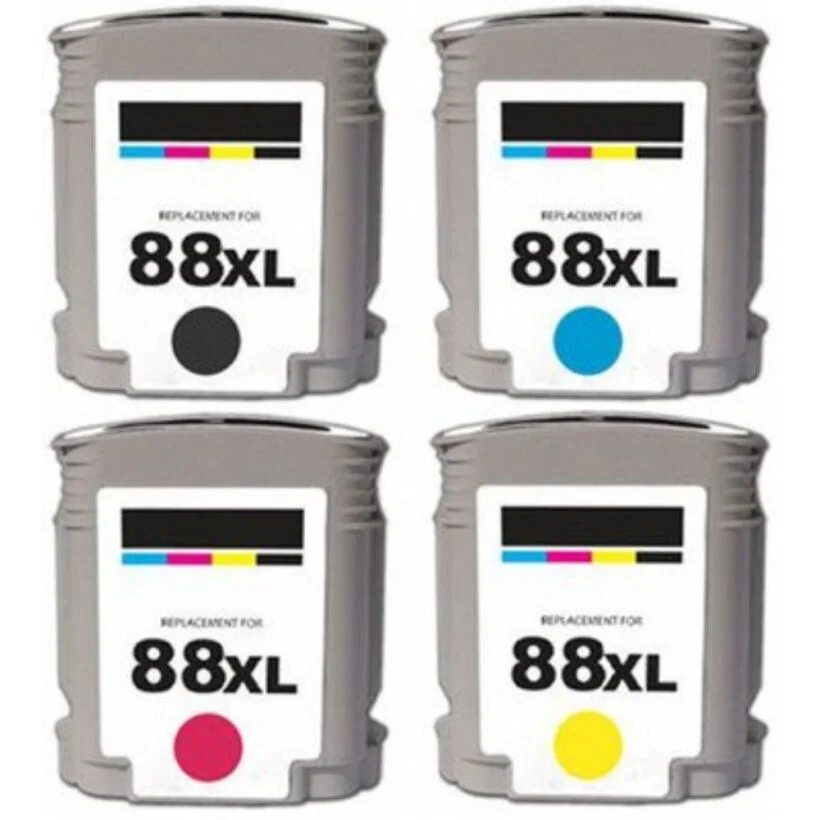סט שלם כל הצבעים תואמים חדשים Hp 88xl (1)