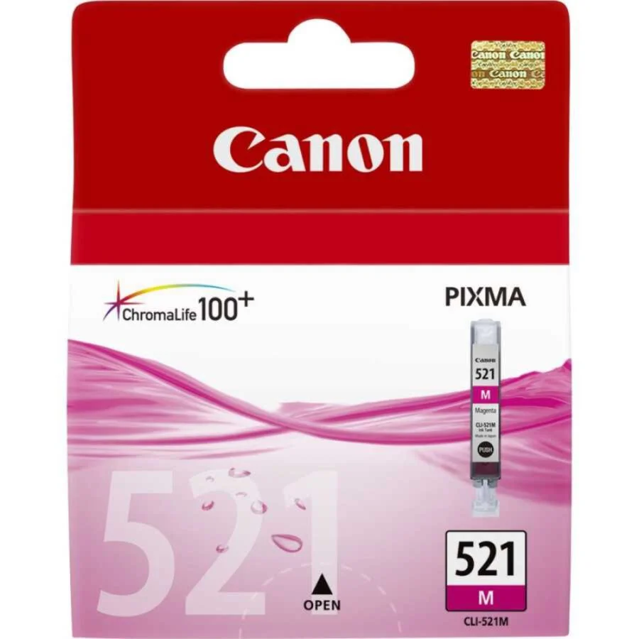ראש דיו אדום מקורי Cli 521m Canon (1)