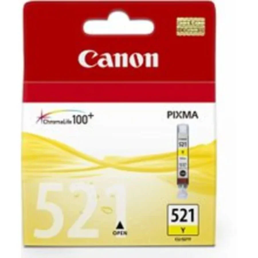 ראש דיו צהוב מקורי Cli 521y Canon