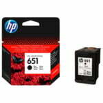 ראש דיו שחור מקורי (hp C2p10a (651